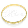 Oro Laminado Individual Bangle, Gold Filled Style Polished, Golden Finish, 07.165.0018.05.21 (06 MM Thickness, Size 5 (2.50 Diameter))