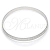 Rhodium Gold Filled Individual Bangle, Polished, Rhodium Finish, 07.165.0018.1.05.20 (06 MM Thickness, Size 5 (2.50 Diameter))