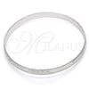Rhodium Gold Filled Individual Bangle, Polished, Rhodium Finish, 07.165.0018.1.05.21 (06 MM Thickness, Size 5 (2.50 Diameter))