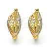 Oro Laminado Small Hoop, Gold Filled Style Polished, Tricolor, 02.100.0066.1.15