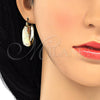 Oro Laminado Medium Hoop, Gold Filled Style Polished, Tricolor, 02.106.0001.1.30