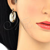 Oro Laminado Medium Hoop, Gold Filled Style Polished, Tricolor, 02.106.0004.1.30
