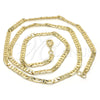Oro Laminado Basic Necklace, Gold Filled Style Mariner Design, Polished, Golden Finish, 04.213.0134.20 (0.80 Gauge, 04 MM Thickness, 20 Inches Length)