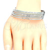 Rhodium Gold Filled Semanario Bangle, Twist Design, Polished, Rhodium Finish, 07.168.0010.1.04 (02 MM Thickness, Size 4 (2.25 Diameter))