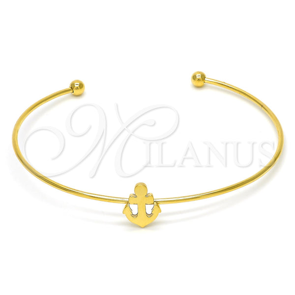 Stainless Steel Jewelry — Individual Bangle Anchor Design Polished 07. 01 MM — main product view — SKU 119990 | Acero Inoxidable joyería — Individual Bangle Anchor diseño pulido 07. 01 MM — SKU 119990