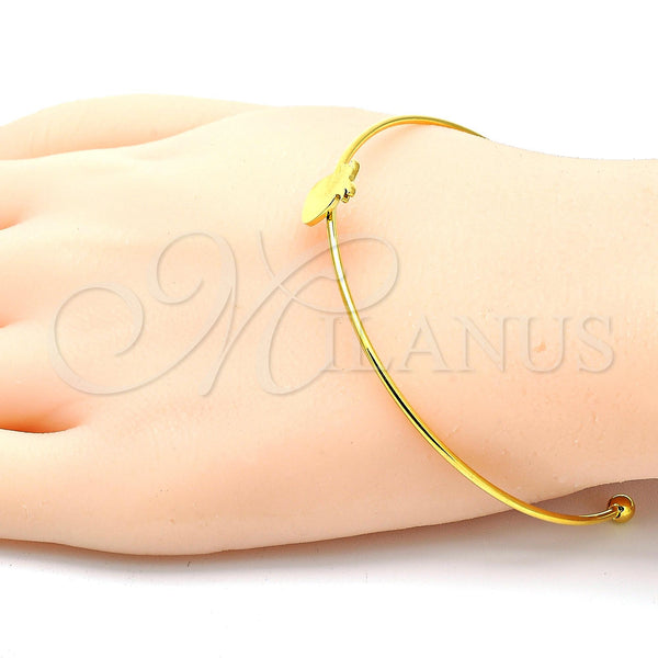 Stainless Steel Jewelry — Individual Bangle Pineapple Design Polished 07. 01 MM — alternate product view — SKU 119993 | Acero Inoxidable joyería — Individual Bangle Pineapple diseño pulido 07. 01 MM — SKU 119993