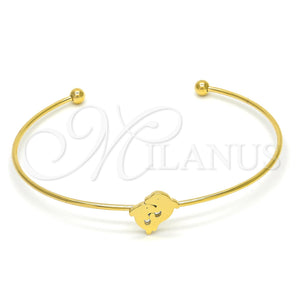 Stainless Steel Jewelry — Individual Bangle Dolphin Design Polished 07. 01 MM — main product view — SKU 119994 | Acero Inoxidable joyería — Individual Bangle Dolphin diseño pulido 07. 01 MM — SKU 119994