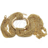Oro Laminado Fancy Necklace, Gold Filled Style Polished, Golden Finish, 04.321.0007.1.16 (02 MM Thickness, 16 Inches Length)