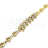 Dorado Oro Laminado Pulsera, vista 4 de la galería del producto por Mayoreo, vista adicional 4 del producto