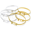 Oro Laminado Individual Bangle, Gold Filled Style Polished, Golden Finish, 07.185.0016.05 (05 MM Thickness, Size 5 (2.50 Diameter))