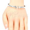 Rhodium Gold Filled Individual Bangle, Polished, Rhodium Finish, 07.185.0017.1.06 (05 MM Thickness, One size fits all)