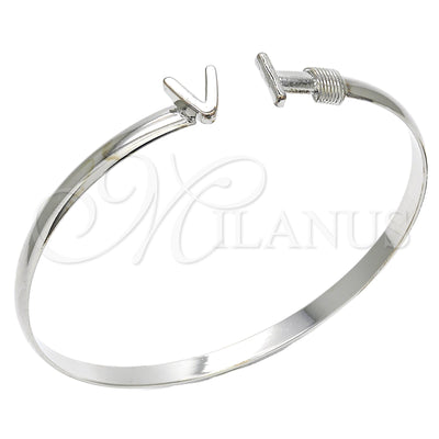 White Gold Filled Rhodium Gold-Filled Bangle 07.185.0017.1.06 for wholesale, main product view