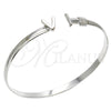 Rhodium Gold Filled Individual Bangle, Polished, Rhodium Finish, 07.185.0017.1.06 (05 MM Thickness, One size fits all)