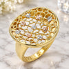 Oro Laminado Elegant Ring, Gold Filled Style Polished, Tricolor, 01.100.0009.07 (Size 7)