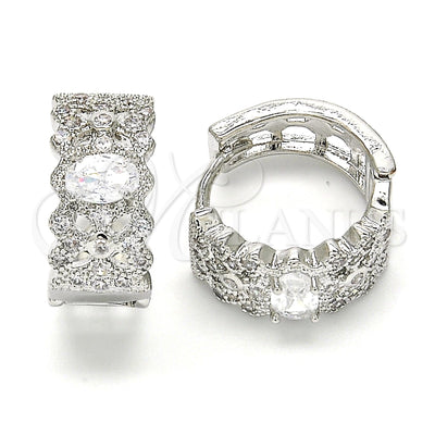 White Gold Filled Rhodium Gold-Filled Hoop Earrings 02.210.0116.1.20 for wholesale, main product view