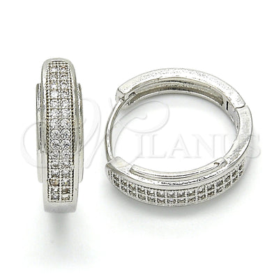 White Gold Filled Rhodium Gold-Filled Hoop Earrings 02.210.0121.1.20 for wholesale, main product view