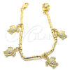 Oro Laminado Charm Bracelet, Gold Filled Style Turtle Design, Polished, Golden Finish, 03.179.0031.07 (03 MM Thickness, 7 Inches Length)