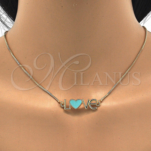Gold Filled Ring — Earring and Pendant Adult Set Love and Heart — alternate product view — SKU 120859 | Oro Laminado anillo — Earring and Pendant Adult Set Love and corazón — SKU 120859