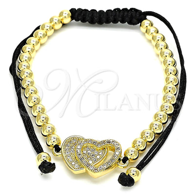 Gold Filled Gold-Filled Heart and Ball Bracelet 03.299.0016.11 for wholesale, main product view