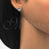 Rhodium Gold Filled Stud Earring, with Crystal Swarovski Crystals, Polished, Rhodium Finish, 02.26.0265.1
