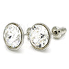 Rhodium Gold Filled Stud Earring, with Crystal Swarovski Crystals, Polished, Rhodium Finish, 02.26.0265.1