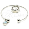 Rhodium Gold Filled Individual Bangle, Dolphin Design, with White Cubic Zirconia, Diamond Cutting Finish, Rhodium Finish, 07.106.0006.1 (02 MM Thickness, One size fits all)