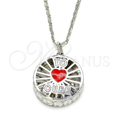 White Gold Filled Rhodium Gold-Filled Necklace 04.106.0035.1.18 for wholesale, main product view