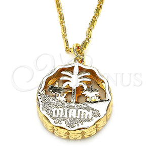 Gold Filled Necklace — Pendant Necklace Tree Design with White Cubic Zirconia — main product view — SKU 121036 | Oro Laminado collar — Pendant Necklace Tree diseño with blanco Cubic Zirconia — SKU 121036