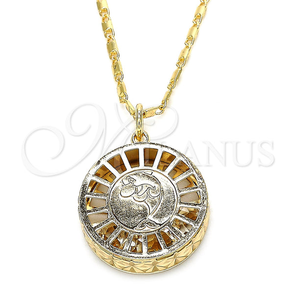 Gold-Filled Dolphin Necklace 04.106.0040.20 — main product image — SKU 121044 | Collar de Oro Laminado 04.106.0040.20 — imagen principal del producto — SKU 121044