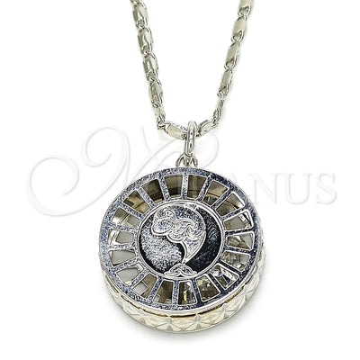 Rhodium Gold-Filled Necklace 04.106.0040.1.18 — main product image — SKU 121045 | Collar de Oro Laminado con Rodio 04.106.0040.1.18 — imagen principal del producto — SKU 121045