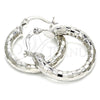 Rhodium Gold Filled Small Hoop, Polished, Rhodium Finish, 5.139.044.1.25