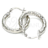 Rhodium Gold Filled Small Hoop, Polished, Rhodium Finish, 5.139.044.1.25
