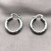 Rhodium Gold Filled Small Hoop, Polished, Rhodium Finish, 5.139.044.1.25