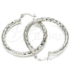 Rhodium Gold Filled Medium Hoop, Polished, Rhodium Finish, 5.139.028.1.40