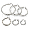 Rhodium Gold Filled Medium Hoop, Polished, Rhodium Finish, 5.139.028.1.40
