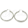 Rhodium Gold Filled Large Hoop, Polished, Rhodium Finish, 5.139.028.1.50