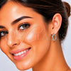 Rhodium Gold Filled Small Hoop, Polished, Rhodium Finish, 02.170.0228.1.25