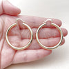 Oro Laminado Medium Hoop, Gold Filled Style Polished, Golden Finish, 02.170.0235.40