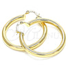 Oro Laminado Medium Hoop, Gold Filled Style Polished, Golden Finish, 02.170.0235.40