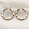 Oro Laminado Medium Hoop, Gold Filled Style Polished, Golden Finish, 02.170.0235.40