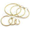 Oro Laminado Medium Hoop, Gold Filled Style Polished, Golden Finish, 02.170.0235.40