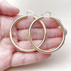 Oro Laminado Large Hoop, Gold Filled Style Polished, Golden Finish, 02.170.0235.50