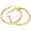Oro Laminado Large Hoop, Gold Filled Style Polished, Golden Finish, 02.170.0235.50