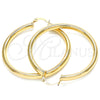 Oro Laminado Large Hoop, Gold Filled Style Polished, Golden Finish, 02.170.0235.50