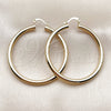 Oro Laminado Large Hoop, Gold Filled Style Polished, Golden Finish, 02.170.0235.50