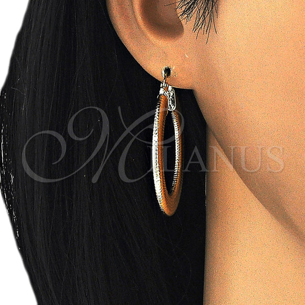 Gold Filled Hoop Earrings — Medium Hoop Polished 02. — main product view — SKU 121173 | Oro Laminado aretes de aro — Medium Hoop pulido 02. — SKU 121173