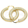 Oro Laminado Medium Hoop, Gold Filled Style Polished, Golden Finish, 02.170.0226.1.40