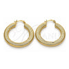 Oro Laminado Medium Hoop, Gold Filled Style Polished, Golden Finish, 02.170.0226.1.40