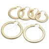 Oro Laminado Medium Hoop, Gold Filled Style Polished, Golden Finish, 02.170.0226.1.40