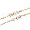 Oro Laminado Fancy Bracelet, Gold Filled Style Butterfly Design, Polished, Golden Finish, 03.63.1879.08 (04 MM for wholesale, additional product view 7